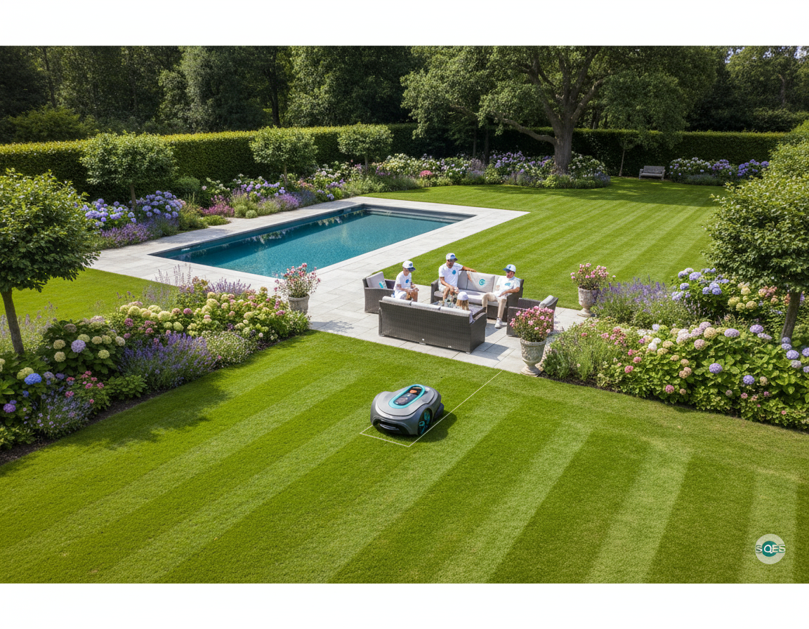 Tondeuse Robotisée Smart SILENO max 1200m² - Technologie IA LONA™ + Trim-to-Edge + DuoConnect Pro GARDENA