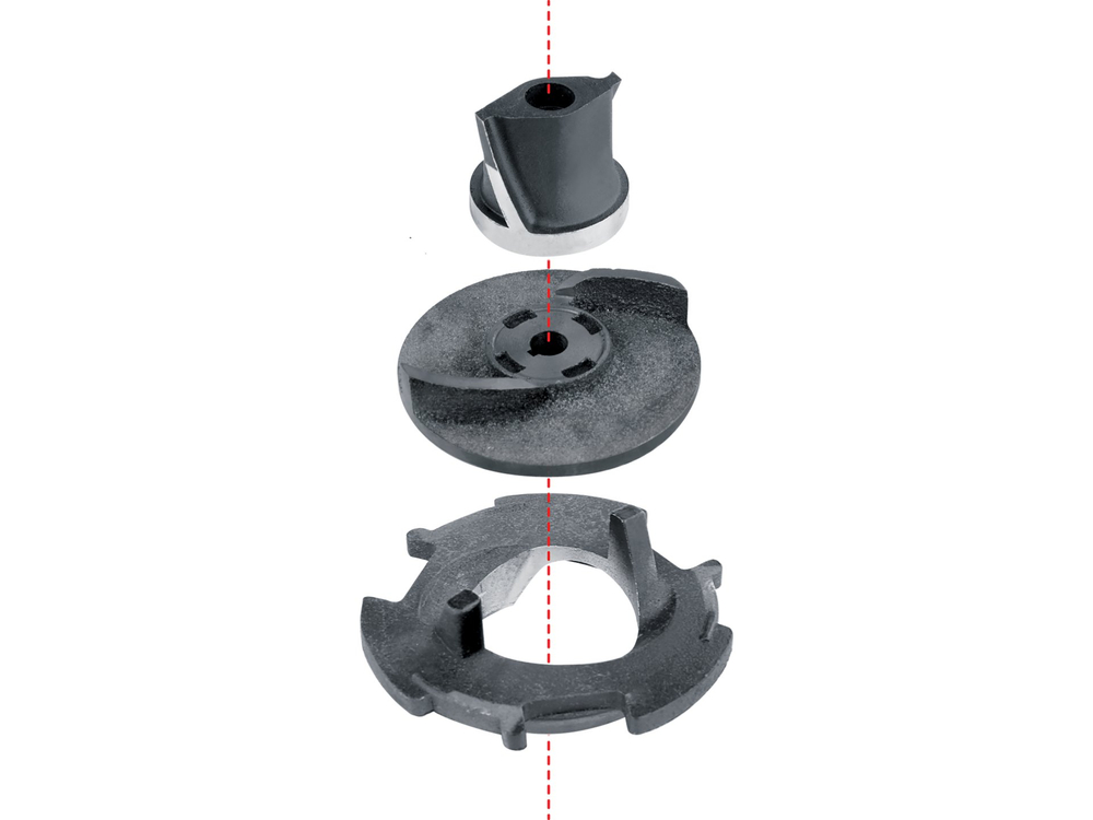 Pompe Vide-Cave Submersible Fonte YATO YT-85350 — 750W Broyeur 3 Étapes 16000L/h