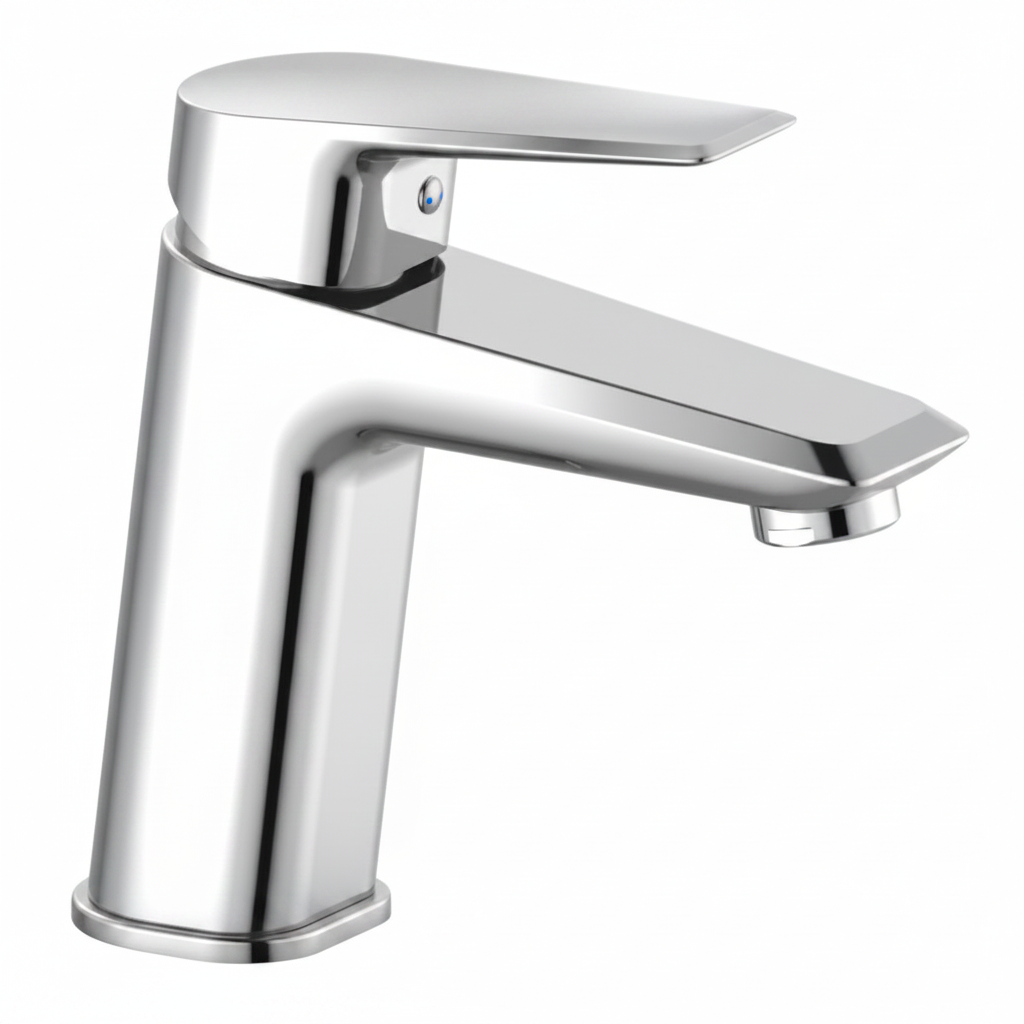 Mitigeur Lavabo FRAMO C200 Chromé Laiton Massif Design Italien