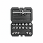 Jeu 18 clés de vidange bouchons huile CrV 3/8" YATO YT-0599 coffret ouvert vue intérieure