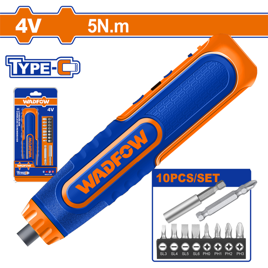 Tournevis Visseuse Sans Fil 4V 5N.m WADFOW WCV4435