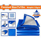 Bache de protection Multiusages PVC BLEU 7x10m WADFOW