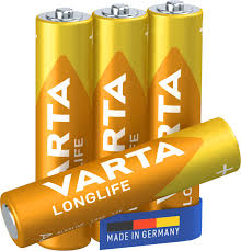 VARTA Pile Longlife Extra AAA LR03 PACK 4