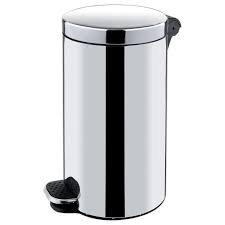 Poubelle 40L Inox à Pédale Duxxa P.640040