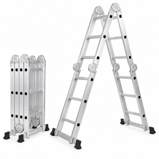 IMP Échelle Articulée 4×4 5,70m IMP-ECH-4X4-570 – Travail en hauteur & Bricolage | SQES Tunisie
