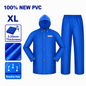 Imperméable Veste + Pantalon XL WADFOW WRC30XL — Combinaison Pluie Protection Chantier Travaux Extérieurs | SQES Tunisie
