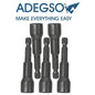 Jeu de 5 douilles magnétiques 13 × 65 mm ADEGSO AD-30060 — 5pcs Magnetic Nut Set pour visseuse compatible | SQES Tunisie
