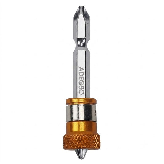 Jeu de 5 embouts doubles 65 mm avec adaptateur ADEGSO AD-30054 — Screwdriver Bits S2 magnétique pour visseuse compatible | SQES Tunisie
