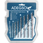 Jeu de 8 mèches acier 3 à 10 mm ADEGSO AD-30138 — 8PCS Twist Drill Bit pour perceuse compatible | SQES Tunisie
