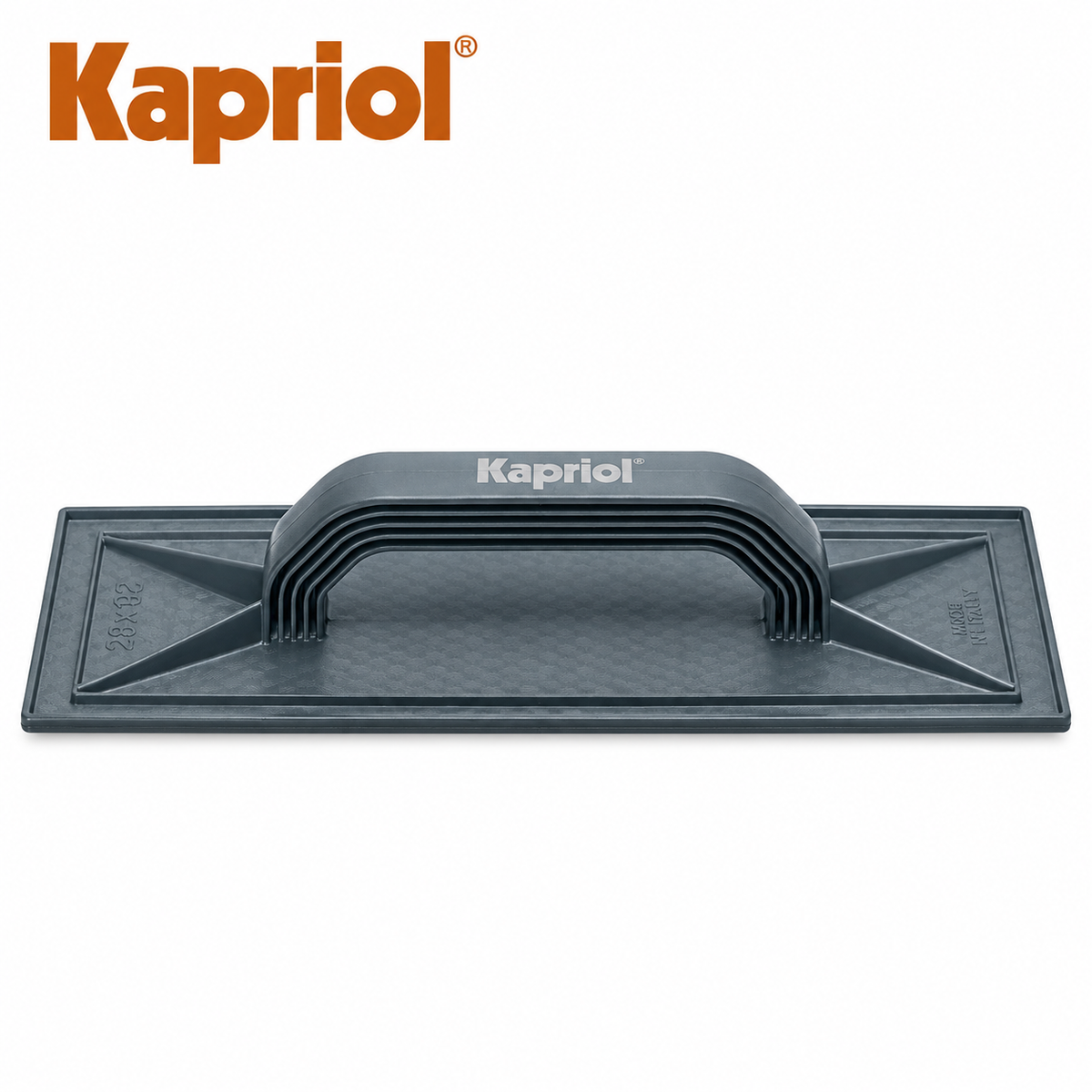 KAPRIOL Taloche Plastique 14×44 cm Polystyrène Antichoc Surface Ondulée Réf. 23090 – Finition Enduits | SQES Tunisie
