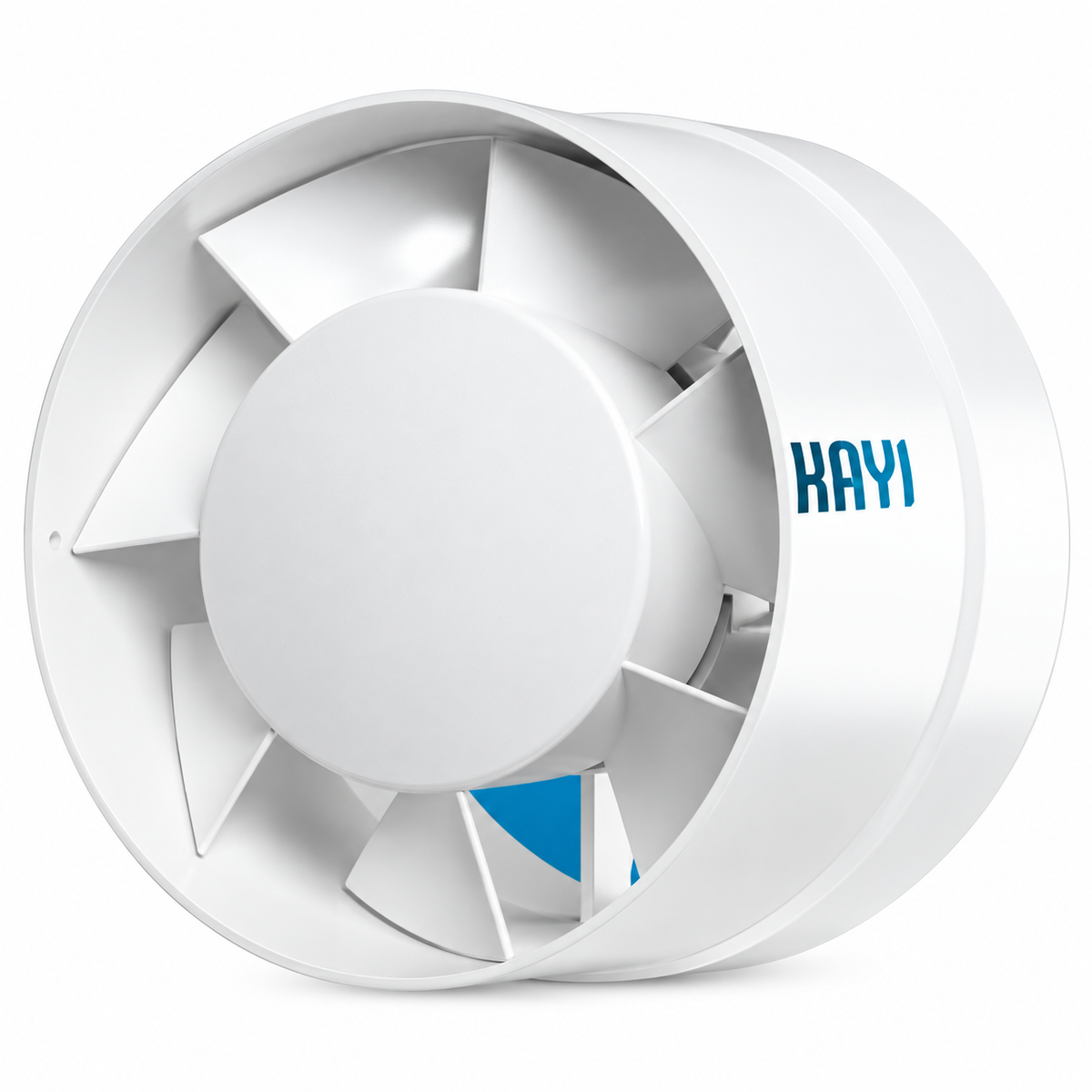 KAYI Ventilateur Circulaire Salle de Bain YUF D100 D125 D150 – 230V IP25 107 à 300 m³/h | SQES Tunisie
