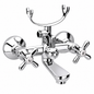 Mélangeur Bain/Douche SOPAL Série Tabarka 04CRA04 — Kit Complet Douchette Flexible Support Mobile Tête Céramique 70 000 Cycles | SQES Tunisie
