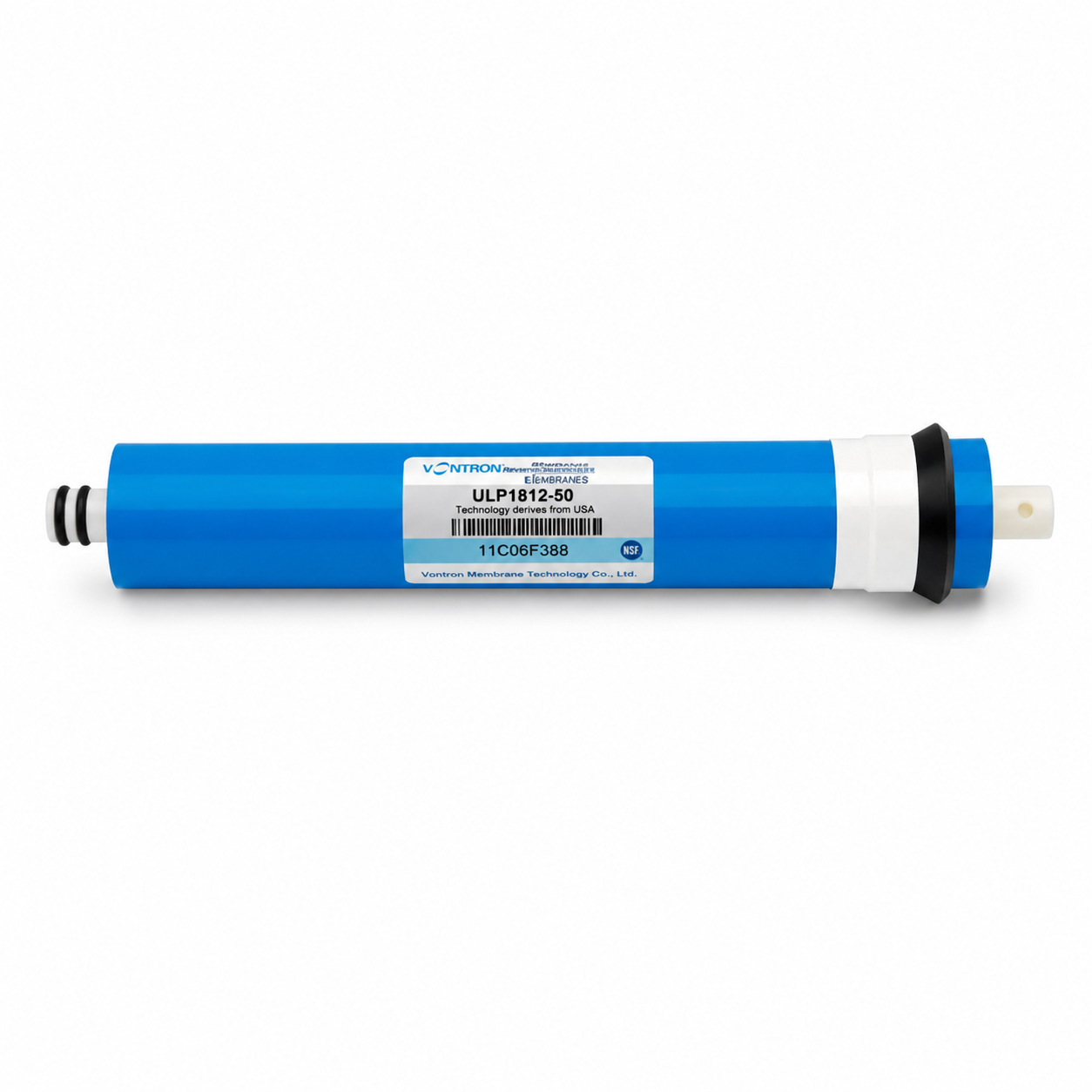 Membrane pour osmoseur disponible en 50 G, 50 G VONTRON et 100 G VONTRON pour systèmes d'osmose compatibles.