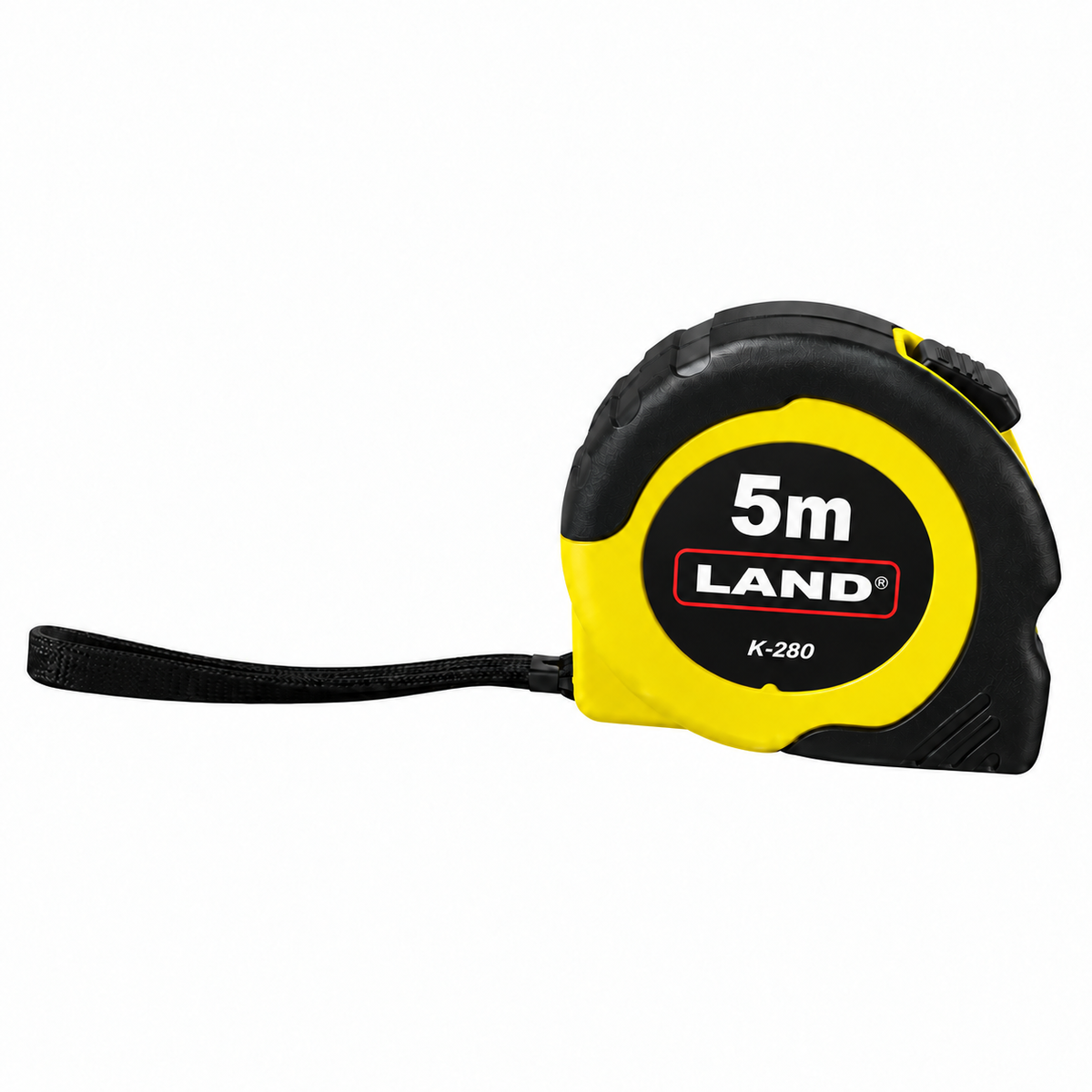 Mètre ruban rétractable JC568W de 5 mètres pour mesures courantes en chantier, menuiserie, installation et bricolage.