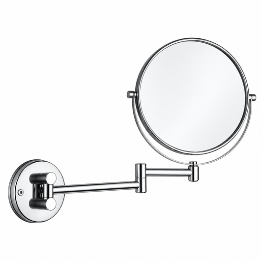 DUXXA Miroir Pivot D/F Rond Chrome P.902 — Accessoire Salle de Bain Réf. 4160AXE12 | SQES Tunisie

