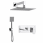 SOPAL Mitigeur Bain/Douche Encastré 3 Sorties Rain Shower Mural Série El Jem Réf. 06FAA04 — Inverseur Automatique 3 Voies, Bec Bain + Rain Shower Mural, Cartouche Céramique Ø40mm Water Saving, Chromé NF EN ISO 1456, Laiton, Garantie 5 Ans, Made in Tunisia | SQES Tunisie
