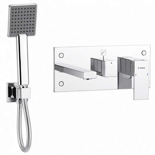 Mitigeur Bain Douche Encastré SOPAL Série El Jem 06F8A04 — Laiton Cartouche Céramique Ø40mm Inverseur Automatique Économie d'Eau Garantie 5 Ans | SQES Tunisie
