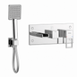 SOPAL Mitigeur Bain/Douche Encastré Série Zaghouan Réf. 06G1A04 — Inverseur Automatique Verrouillable, Air Power, Energy Saving, Water Saving, Cartouche Céramique Ø35mm, Raccordement G1/2", Chromé NF EN ISO 1456, Laiton, Garantie 5 Ans, Made in Tunisia | SQES Tunisie
