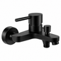 Mitigeur bain mural OIOLI MICRO M8VE210/08 finition Noir Mat monocommande design cylindrique baignoire salle de bain | SQES Tunisie
