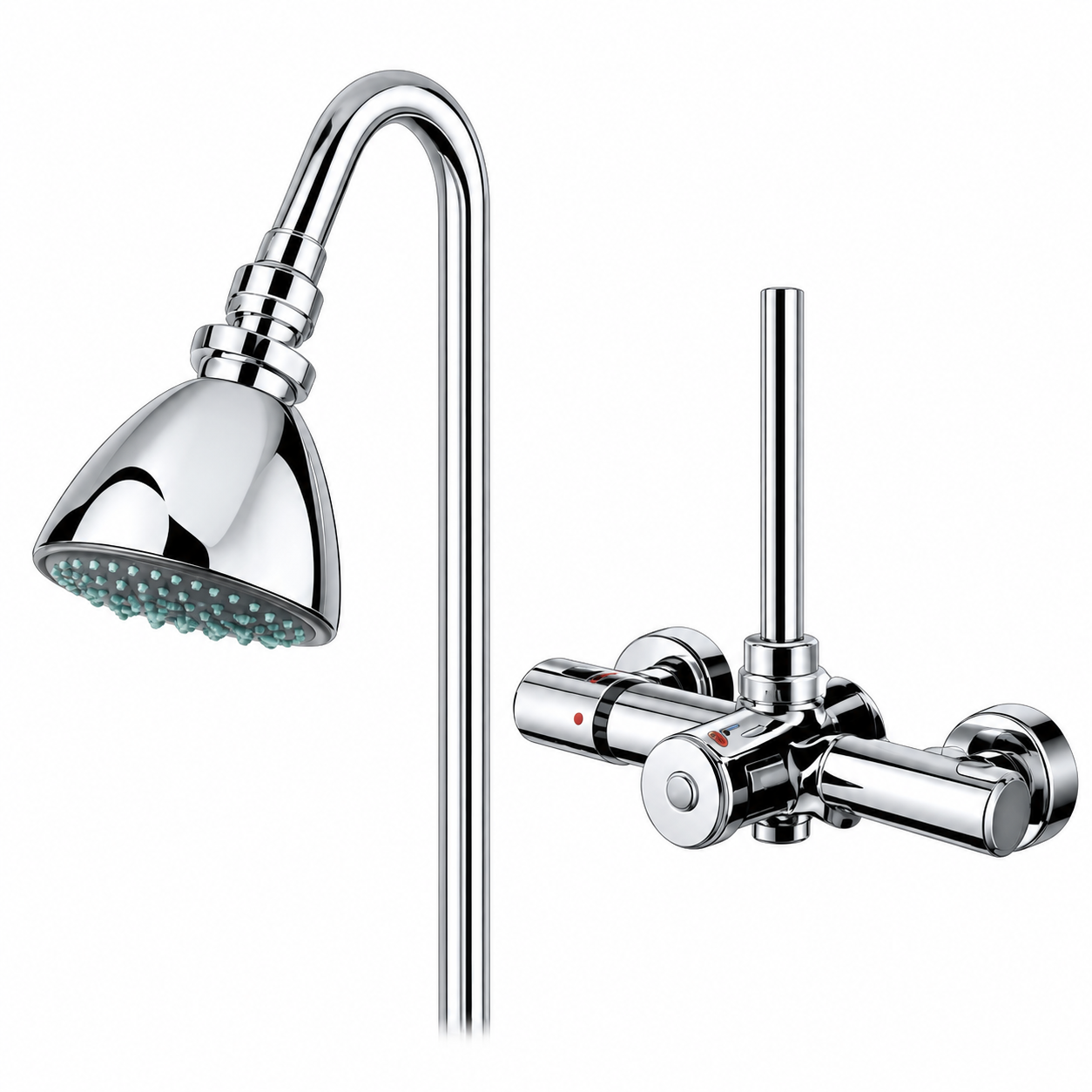 MCM Mitigeur Douche Temporisé 9008 — Robinetterie Sanitaire Professionnelle Réf. 854ROB9008 | SQES Tunisie
