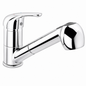 Mitigeur Évier Douchette Amovible Double Jet SOPAL Série Sousse 0613A04 — Laiton Cartouche Céramique Ø40mm Économie d'Eau Garantie 5 Ans | SQES Tunisie
