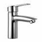 Mitigeur lavabo chrome sans vidage série B200 FRAMO – cartouche céramique, anti-calcaire, bec ergonomique, fabrication italienne premium
