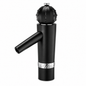 SOPAL Mitigeur de Lavabo Long Série CACTUS Noir Mat Chromé Réf. 06HGAA4 — Bec Long, Design Zouhair Ben Jannet, Cartouche Céramique Ø35mm, Flexibles Inox Tressés, Économie d'Eau, NF EN ISO 1456, Laiton, Garantie 5 Ans, Made in Tunisia | SQES Tunisie
