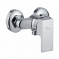 Mitigeur toilette chrome brillant FRAMO E200 – installation murale monocommande, design classique compact, résistant corrosion, fabrication italienne premium
