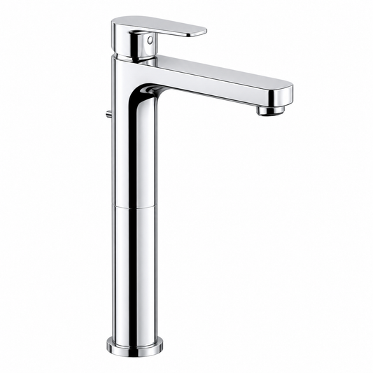 Mitigeur vasque haut chromé OIOLI KING KILT204/00 monotrou monocommande vasque à poser | SQES Tunisie
