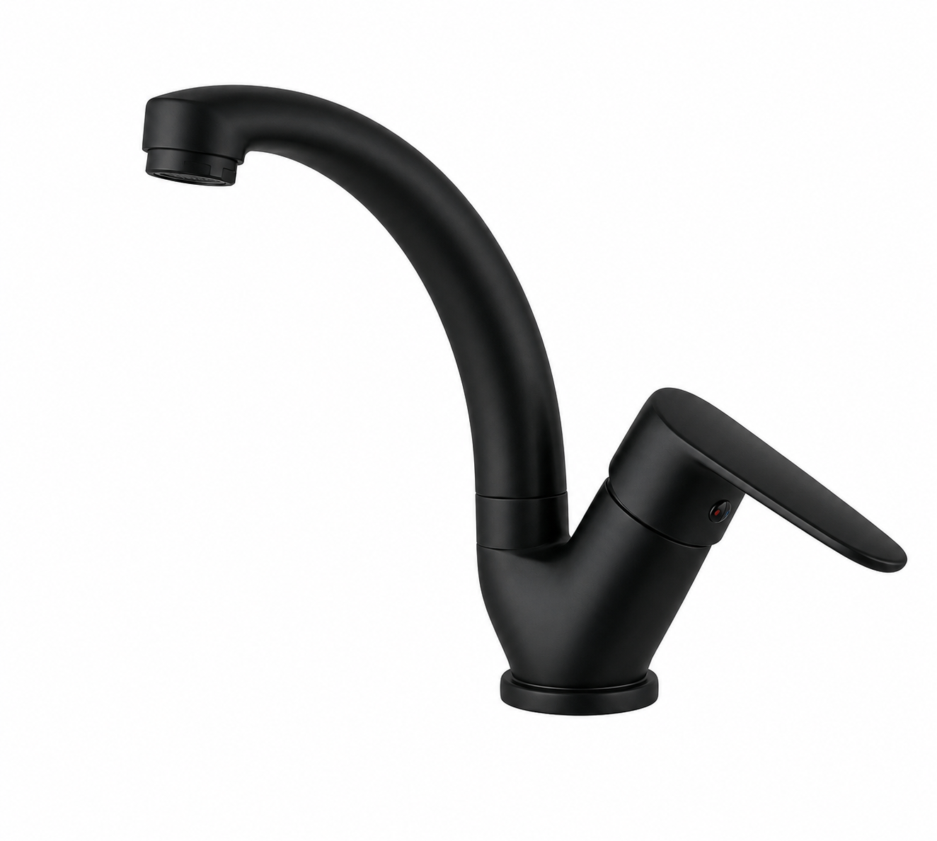 Mitigeur Évier FRAMO M 520 Noir Mat – Robinetterie Italienne Premium