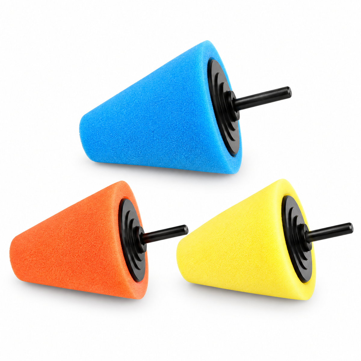 Mousse de polissage DS Professional Tools RF055, format catalogue 80×80×30, destinée aux travaux de polissage et de finition.