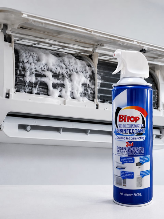 Spray Mousse Désinfectant Climatiseur BITOP 3en1 500ml – SQES Tunisie Ariana Menzah 8