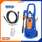 Nettoyeur Haute Pression WADFOW WHP3A18 — 1800W 130 Bar 1885 PSI 5.8 L/min Auto-Stop Flacon Savon Tuyau 5m Terrasse Voiture Chantier | SQES Tunisie

