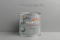 Oxifer Martelé PETY 750ml – laque antioxydante 2en1 effet martelé, 6 coloris argent/bronze/cuivre/gris/noir, anti-rouille direct sur métal intérieur et extérieur
