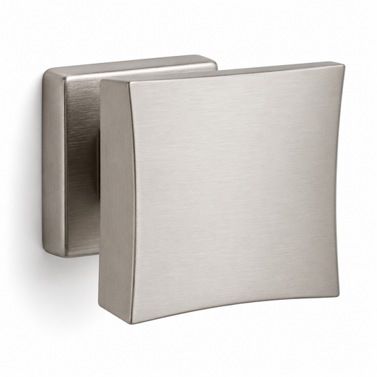 ÖZEN Bouton de Porte KNOB Carré – Noir / SN – Quincaillerie de Porte | SQES Tunisie

