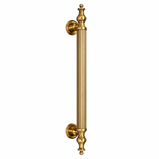 ÖZEN Bâton Maréchal OSMANLI 30/60 cm – Bronze Antique / Doré Tita – Poignée de Tirage | SQES Tunisie
