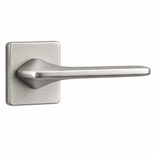 ÖZEN Ensemble Béquille PRIZMA Carré – Noir / SN / CHR – PT GT WC – Poignée de Porte | SQES Tunisie
