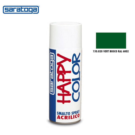 Peinture Spray VERT BOSCO 400ml Saratoga 
SQES
Peinture Spray VERT BOSCO 400ml - Saratoga - Happy Color 
