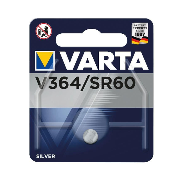 VARTA Pile Montre V364 1.55V Oxyde d'Argent