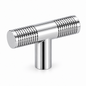 Bouton T de meuble 28501 disponible en finitions Chrome pour cuisine, dressing et ameublement.