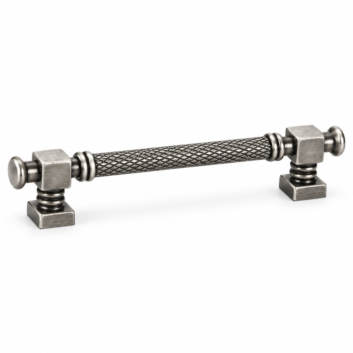 Poignée de meuble 28200 finition Gris Antique disponible en 192 mm et 224 mm chez SQES Tunisie.