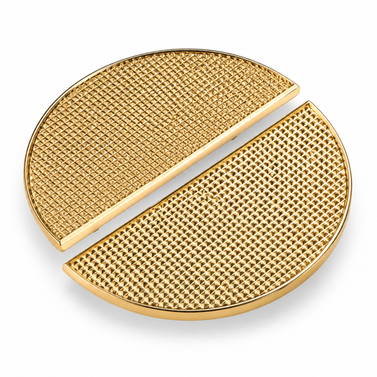 Poignée de meuble 28232 Demi-Cercle 64 mm disponible en finition Doré chez SQES Tunisie.