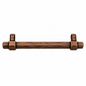 Poignée de meuble 28561 finition Bronze Antique, dimension 192 mm, pour cuisine, dressing et ameublement.