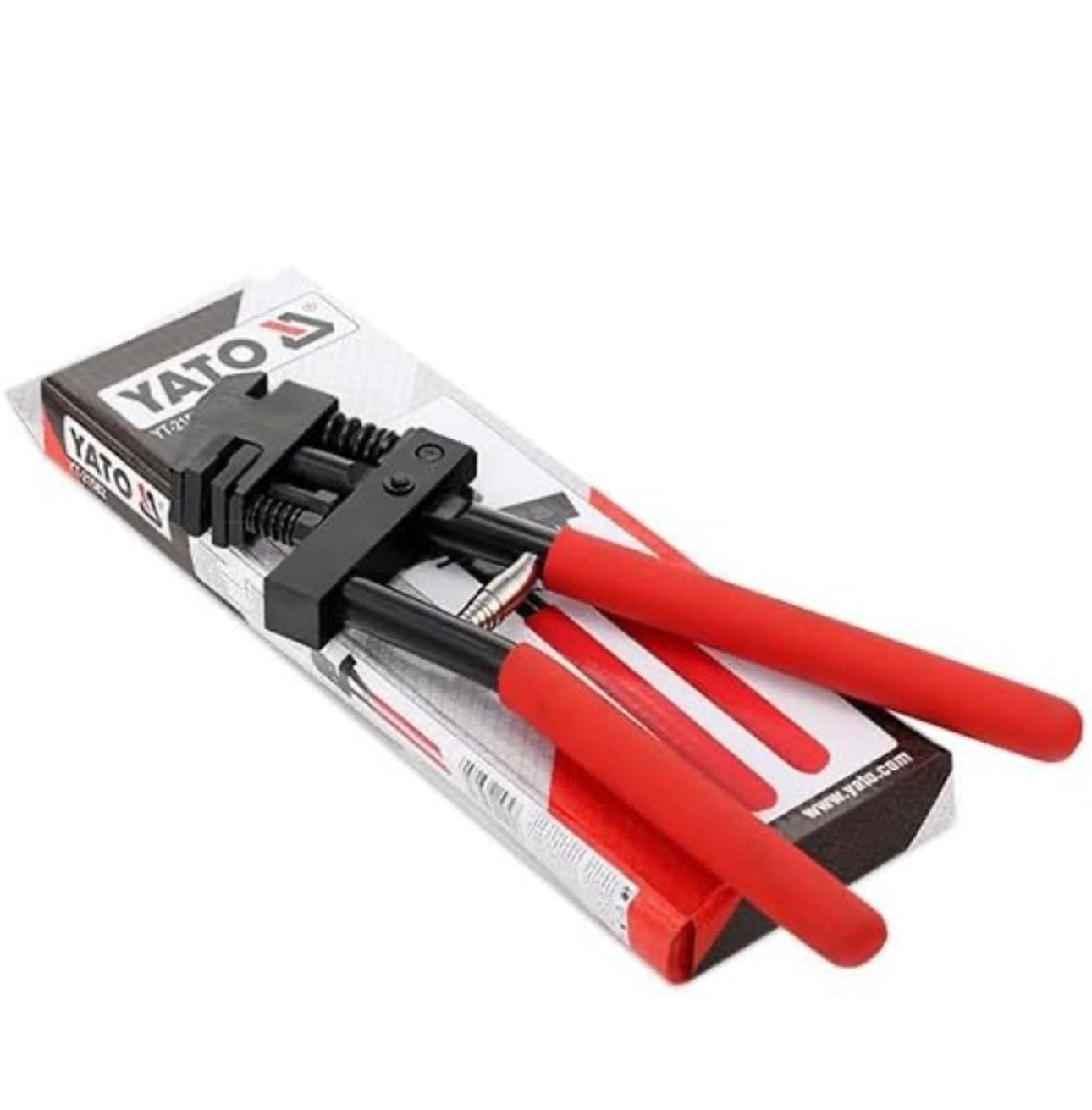 Poinçonneuse bord-rouleuse tôle 285mm Yato YT-21582 tête rotative mâchoires trempées | SQES Tunisie
