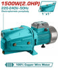 Pompe à Jet Auto-Amorçante TOTAL TWP315006 1500W 2CV Refoulement 60m 100L/min — SQES Tunisie
