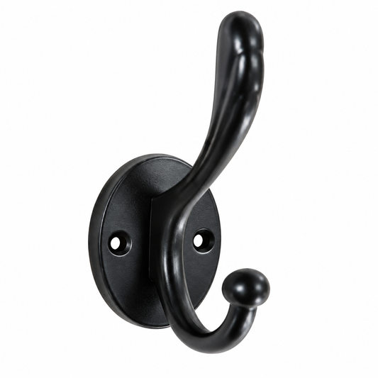 Porte-manteaux aluminium noir FBS GROUP JY-Y01 pour rangement mural et aménagement intérieur.