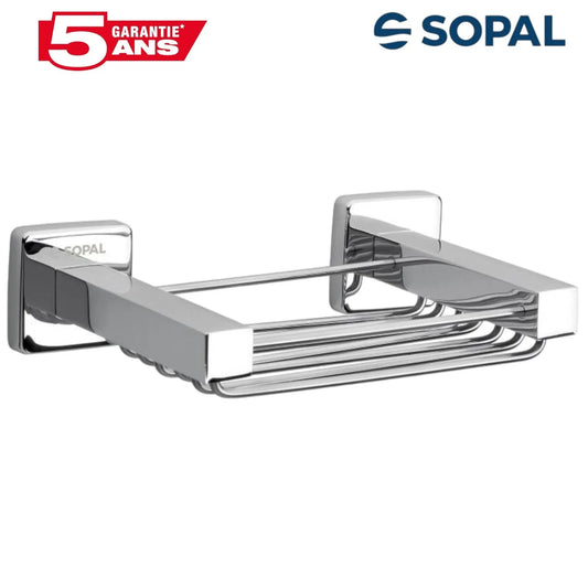 Porte savon de douche SOPAL Ward SB76A04 chromé brillant laiton fixations invisibles | SQES Tunisie

