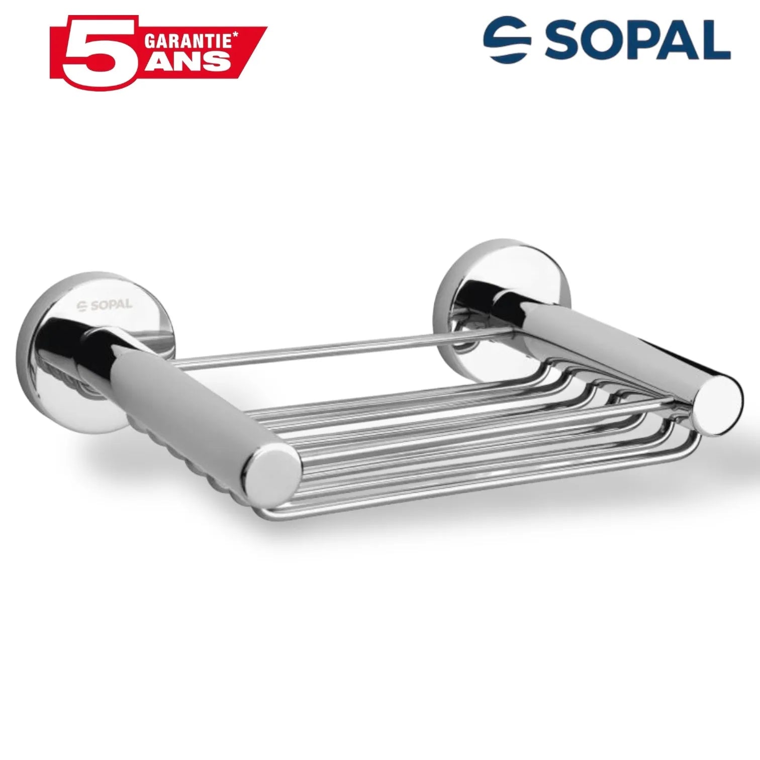 Porte-Savon de Douche SOPAL Série Yasmine SB77A04 — Fixation Murale Résistant Humidité | SQES Tunisie
