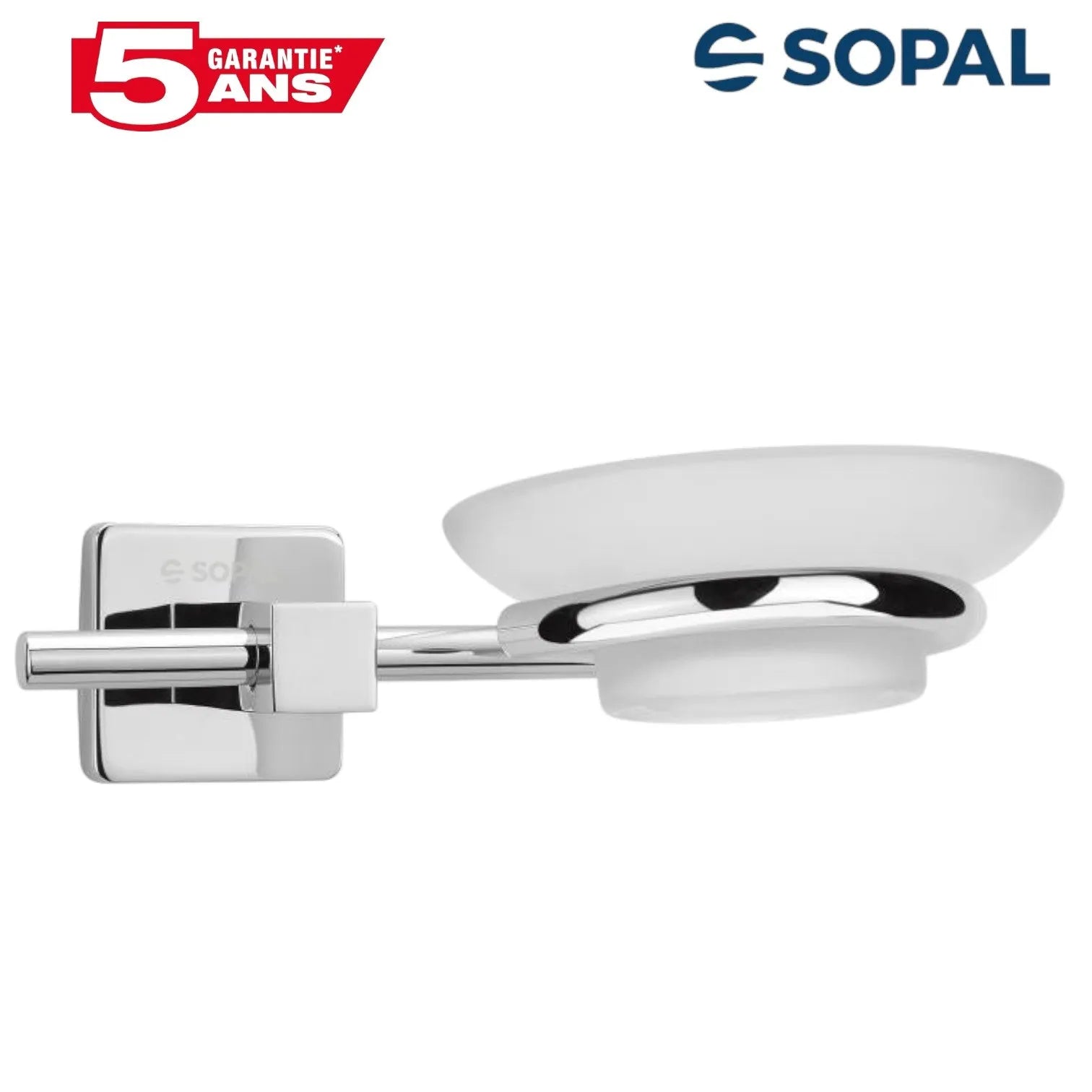 Porte Savon Mural SOPAL Ward SB49A04 — Chromé Brillant Laiton