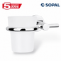 Porte-savon SOPAL Série Yasmine réf. SB31A04 en inox brossé, fixation murale, résistant à l'humidité | SQES Tunisie
